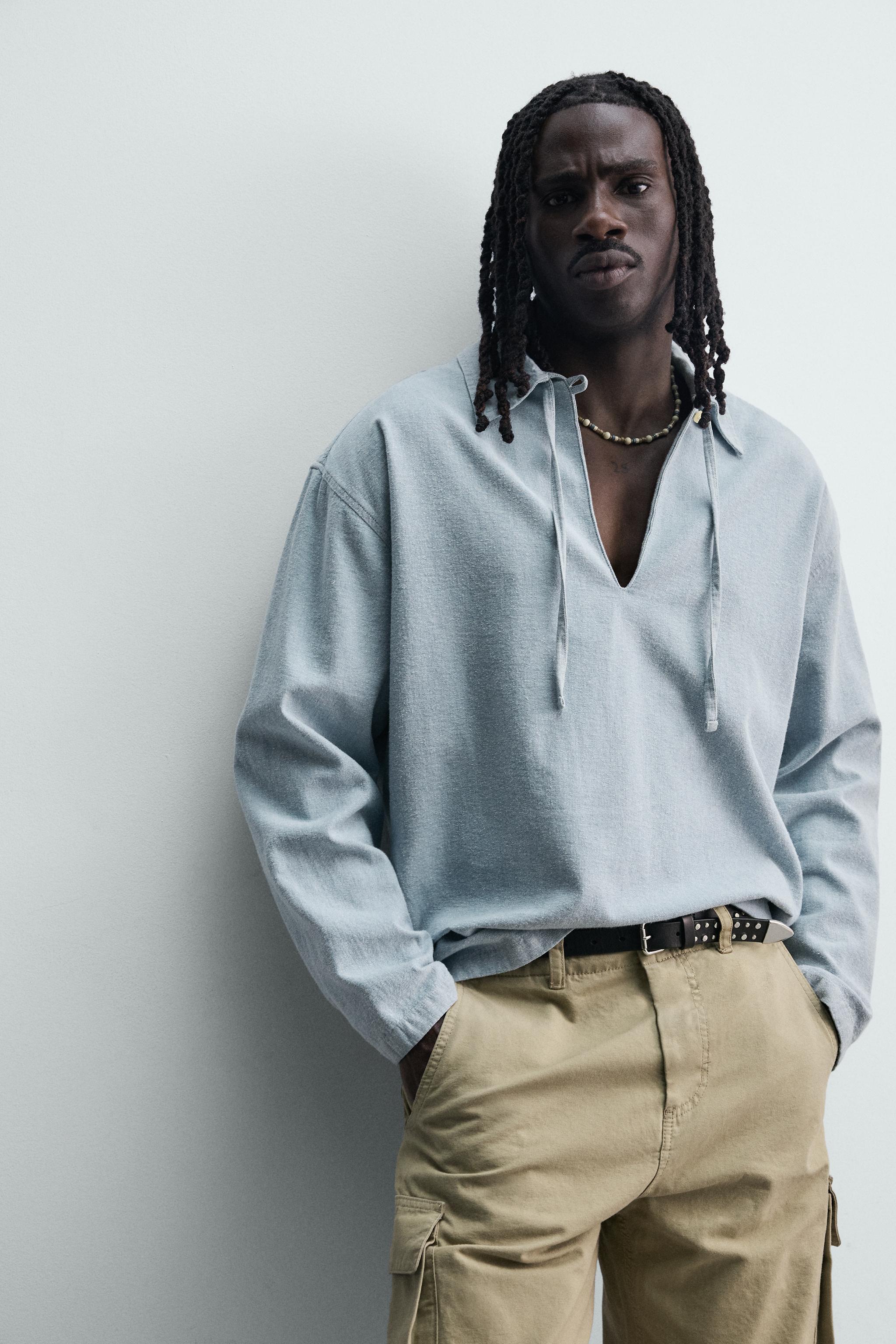 CHEMISE POLO EN DENIM LÉGER